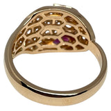 ブルガリ BVLGARI セルペンティリング ピンクゴールド 750PG/ダイヤモンド ジュエリー