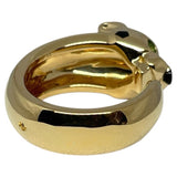 カルティエ Cartier パンテールリング イエローゴールド 750YG/オニキス/グリーンガーネット ジュエリー