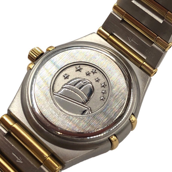 オメガ OMEGA コンステレーションミニ 126775 ホワイトシェル YG/SS レディース 腕時計