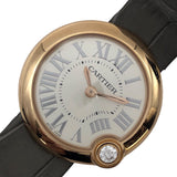 カルティエ Cartier バロンブランドゥ WGBL0005 ピンクゴールド K18ピンクゴールド アリゲーター クオーツ レディース 腕時計