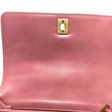 シャネル CHANEL ココハンドルXS A92990 ピンク　GD金具 カーフ・リザード レディース ショルダーバッグ