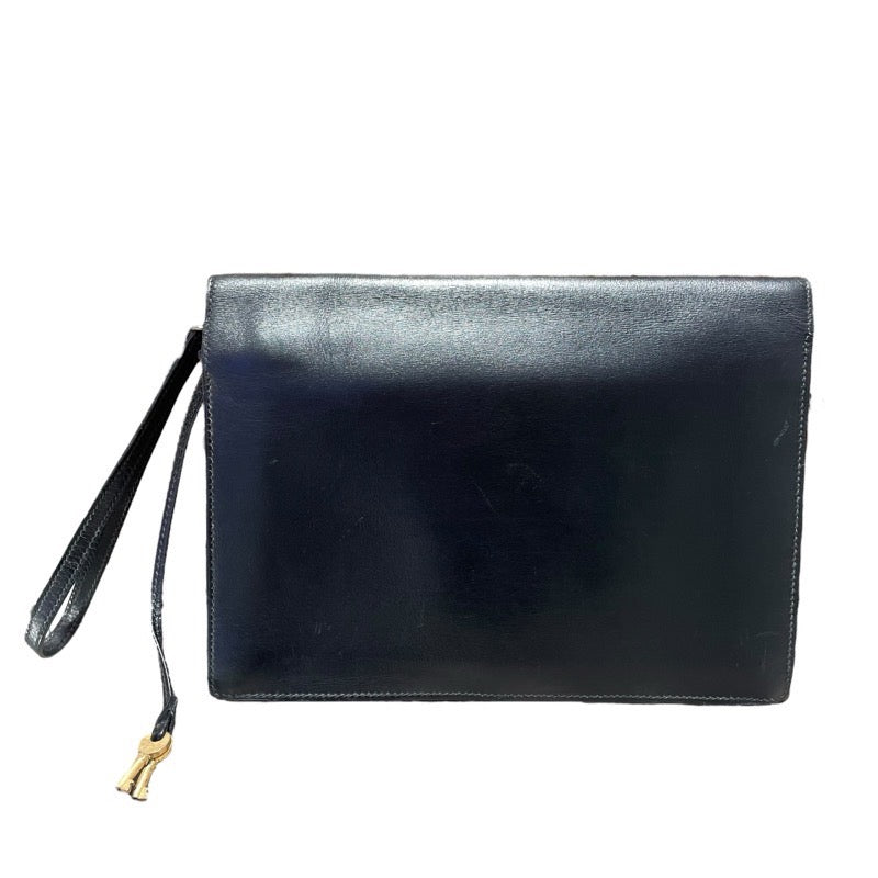 エルメス HERMES ポシェットジェット 〇U刻 ブラック GD金具