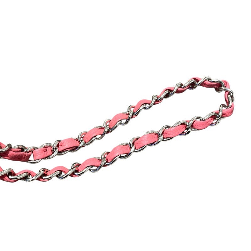 シャネル CHANEL マトラッセ25 A01112 ピンク　SV金具 キャビアスキン レディース ショルダーバッグ