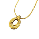 クリスチャン・ディオール Christian Dior ネックレス ゴールド メタル アクセサリー