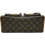 ルイ・ヴィトン LOUIS VUITTON マンハッタンPM M40026 ブラウン モノグラムキャンバス レディース ハンドバッグ