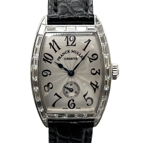 フランク・ミュラー FRANCK MULLER トノウカ―ベックス 1750　S6 BAG シルバー K18WG レディース 腕時計