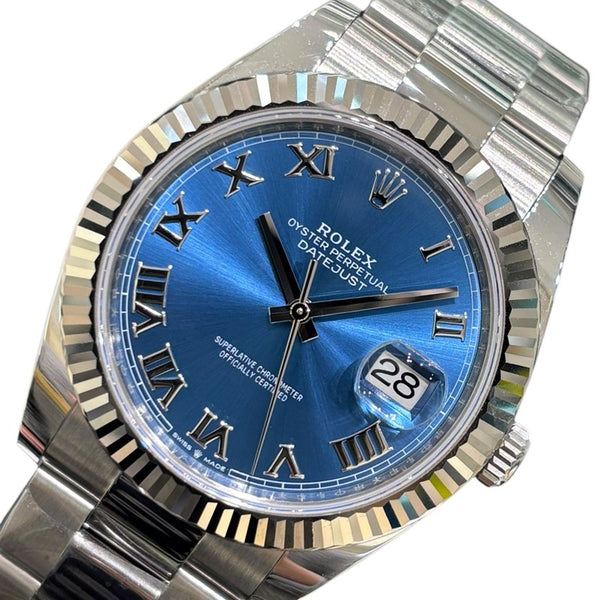 ロレックス ROLEX デイトジャスト41 126334 アズーロブルー文字盤 ステンレス×K18ホワイトゴールド 自動巻き メンズ 腕時計