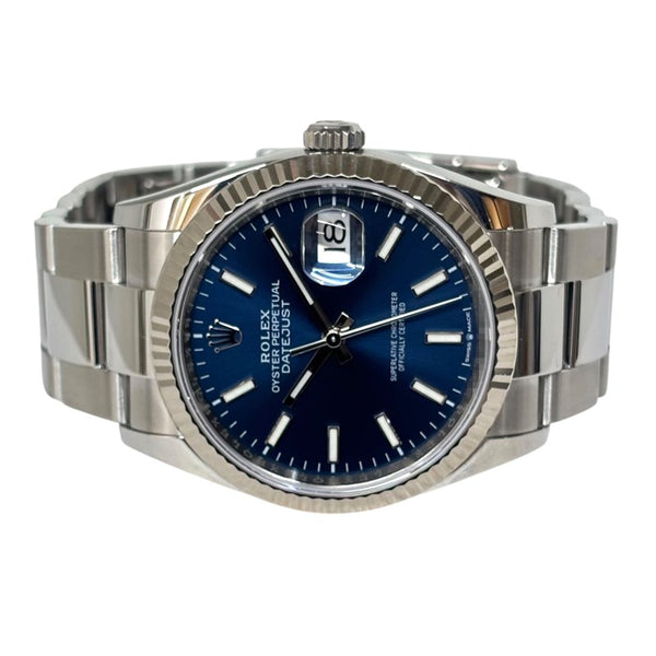 ロレックス ROLEX デイトジャスト36 126234 ライトブルー SS/WG メンズ 腕時計