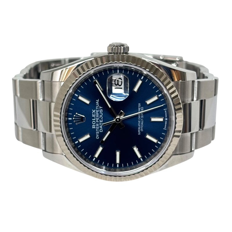 ロレックス ROLEX デイトジャスト36 126234 ライトブルー SS/WG メンズ 腕時計