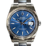 ロレックス ROLEX デイトジャスト36 126234 ライトブルー SS/WG メンズ 腕時計