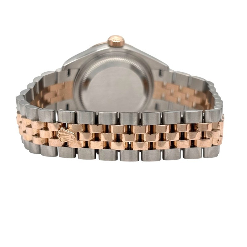 ロレックス ROLEX デイトジャスト28 ホワイトシェル 279381RBR ホワイトシェル PG/SS レディース 腕時計
