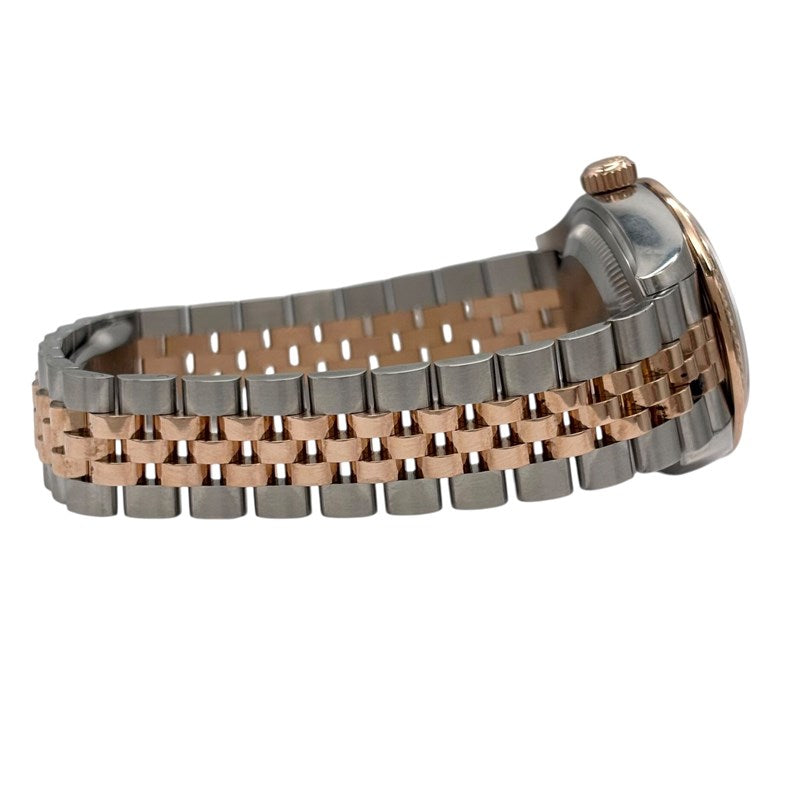 ロレックス ROLEX デイトジャスト28 ホワイトシェル 279381RBR ホワイトシェル PG/SS レディース 腕時計