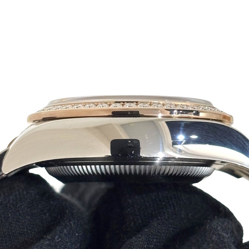 ロレックス ROLEX デイトジャスト28 ホワイトシェル 279381RBR ホワイトシェル PG/SS レディース 腕時計