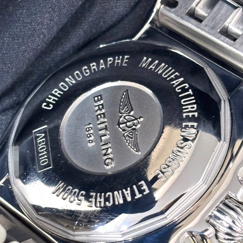 ブライトリング BREITLING クロノマット44 ホワイトシェル AB011012/A773 ホワイトシェル SS メンズ 腕時計
