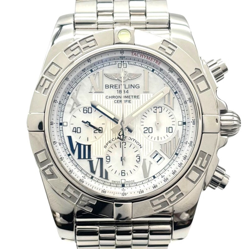 ブライトリング BREITLING クロノマット44 ホワイトシェル AB011012/A773 ホワイトシェル SS メンズ 腕時計