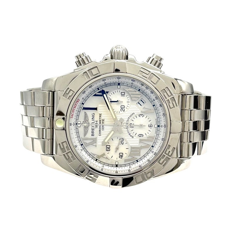 ブライトリング BREITLING クロノマット44 ホワイトシェル AB011012/A773 ホワイトシェル SS メンズ 腕時計