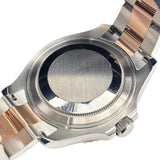 ロレックス ROLEX ヨットマスター37 268621 ブラック PG/SS メンズ 腕時計