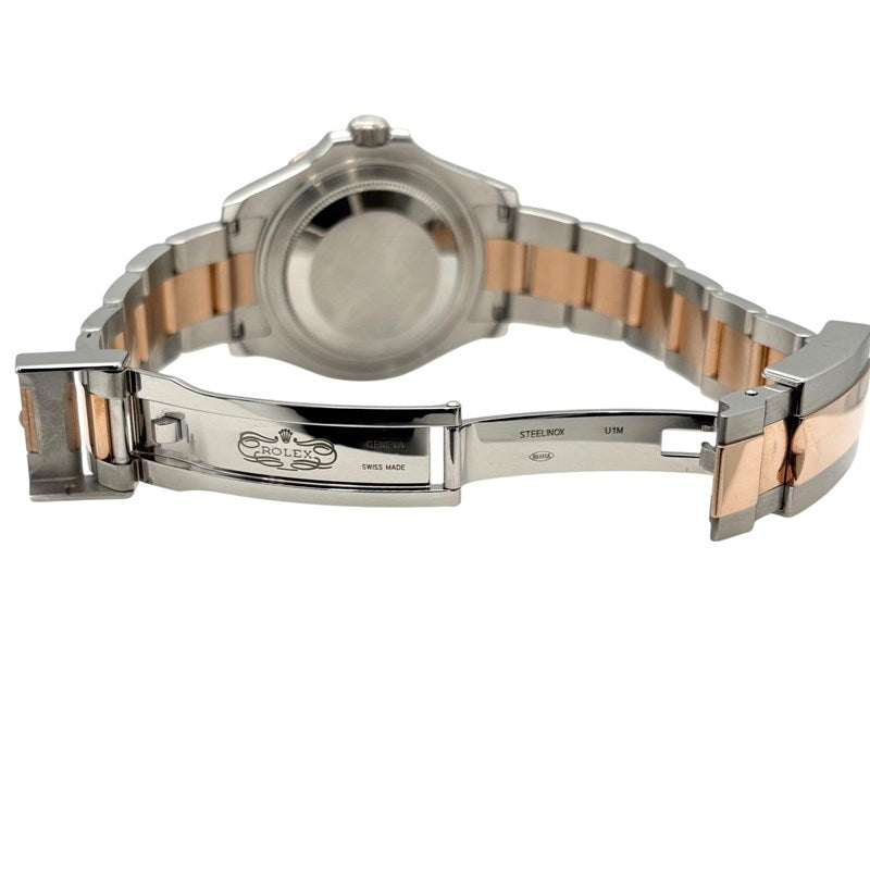 ロレックス ROLEX ヨットマスター37 268621 ブラック PG/SS メンズ 腕時計