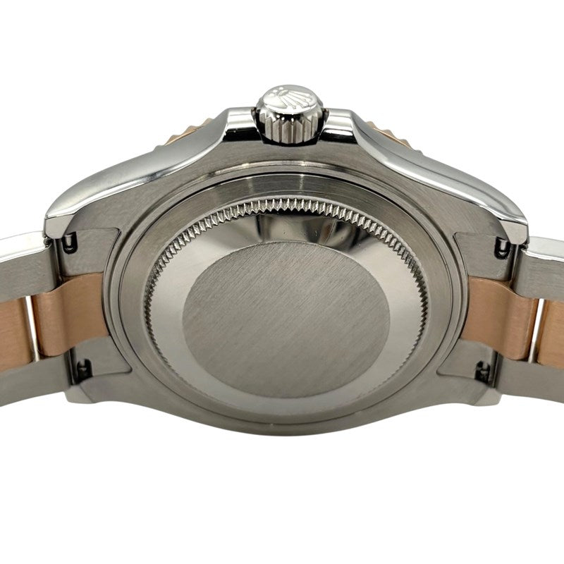 ロレックス ROLEX ヨットマスター37 268621 ブラック PG/SS メンズ 腕時計