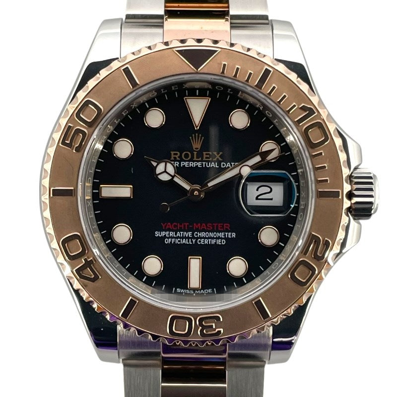 ロレックス ROLEX ヨットマスター 116621 ブラック SS 自動巻き メンズ 腕時計