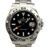 ロレックス ROLEX エクスプローラー2 216570 ブラック SS メンズ 腕時計