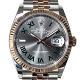 ロレックス ROLEX デイトジャスト36 スレート 126231 スレート PG/ss メンズ 腕時計