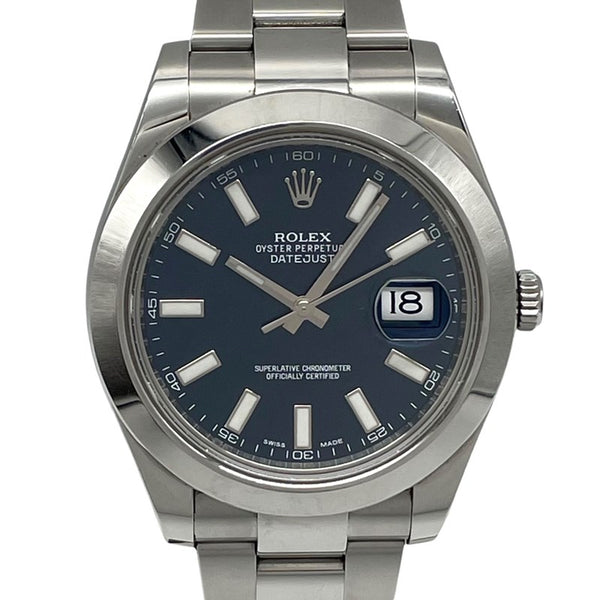 ロレックス ROLEX デイトジャスト2 116300 ブルー SS メンズ 腕時計