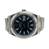 ロレックス ROLEX デイトジャスト2 116300 ブルー SS メンズ 腕時計