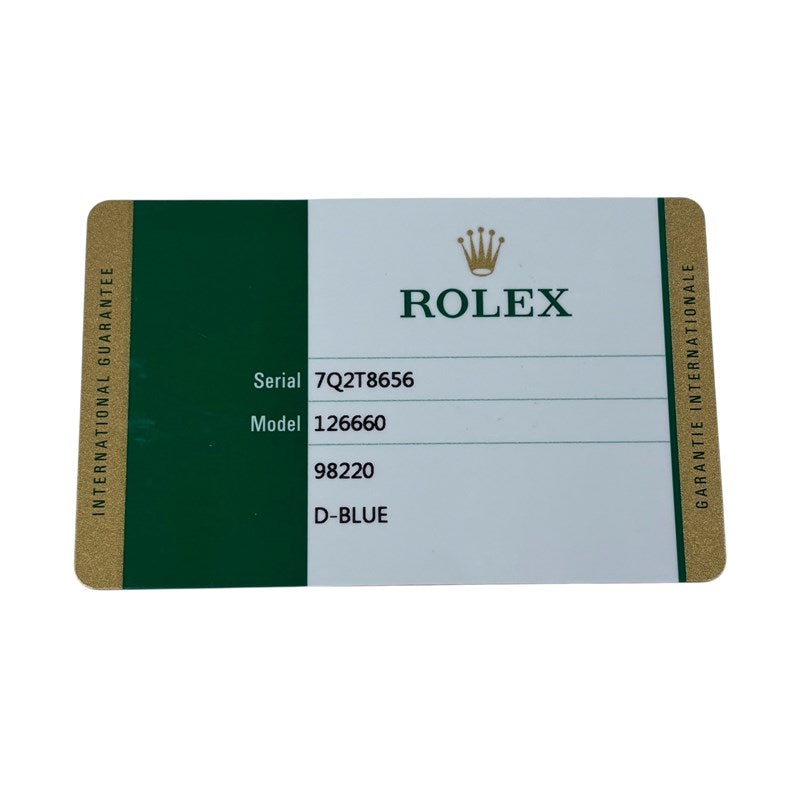 ロレックス ROLEX ディープシー Dブルー 126660 Dブルー SS メンズ 腕時計