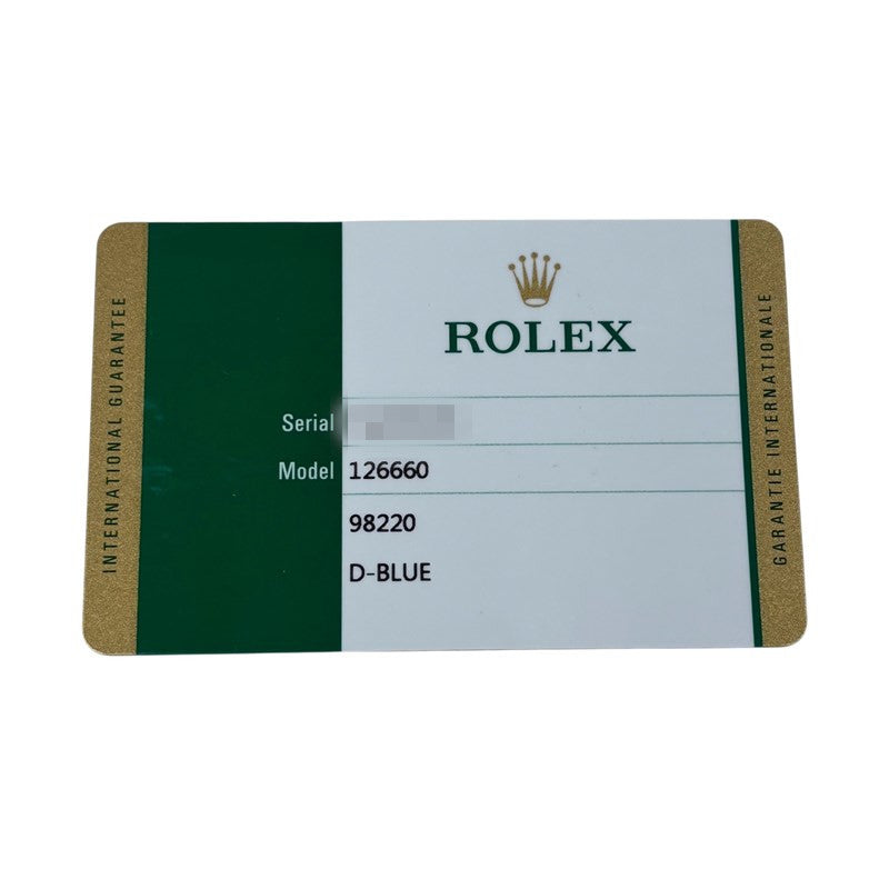 ロレックス ROLEX ディープシー Dブルー 126660 Dブルー SS メンズ 腕時計