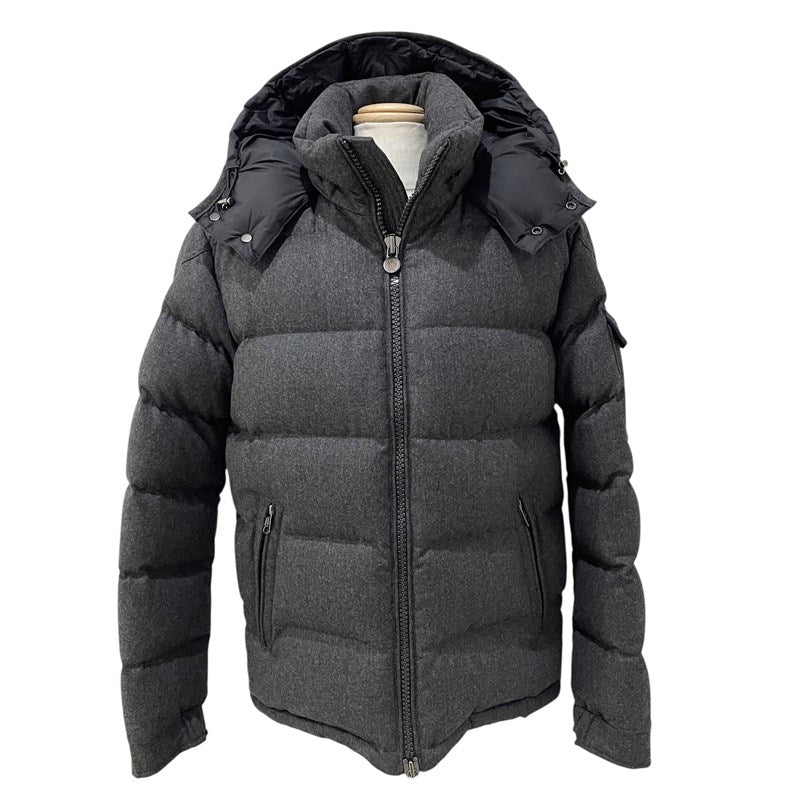 モンクレール MONCLER MONTGENEVRE ダウンジャケット グレー ウール メンズ ダウンジャケット