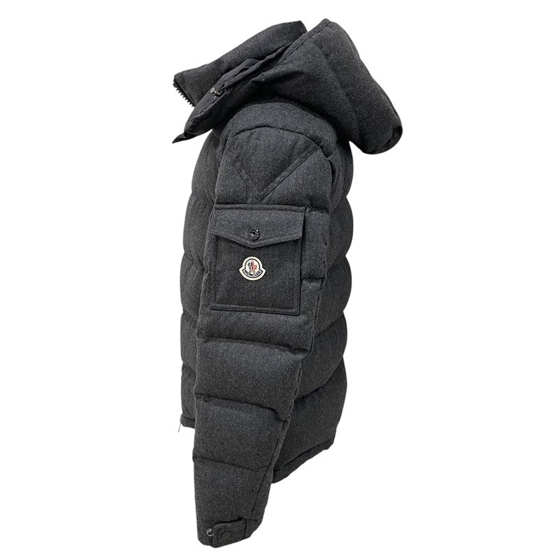 モンクレール MONCLER MONTGENEVRE ダウンジャケット グレー ウール メンズ ダウンジャケット