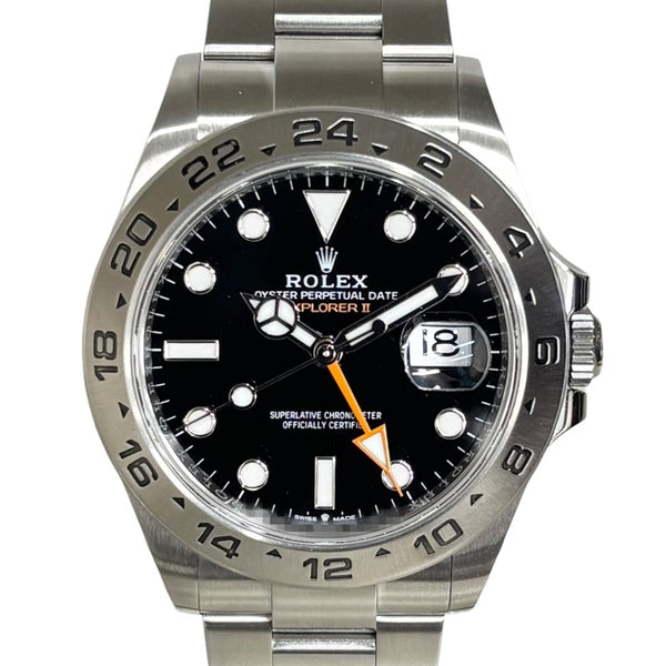 ロレックス ROLEX エクスプローラー2 226570 ブラック SS メンズ 腕時計