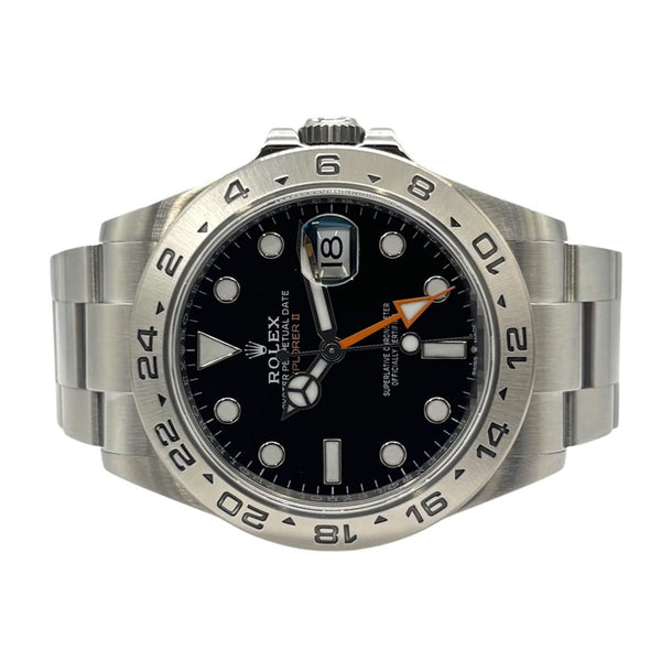 ロレックス ROLEX エクスプローラー2 226570 ブラック SS メンズ 腕時計