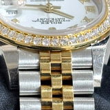 ロレックス ROLEX デイトジャスト28 279383RBR ホワイト YG/SS レディース 腕時計