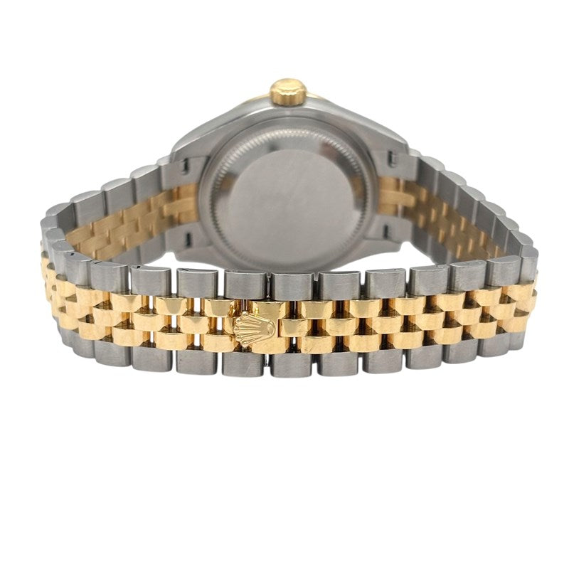 ロレックス ROLEX デイトジャスト28 279383RBR ホワイト YG/SS レディース 腕時計