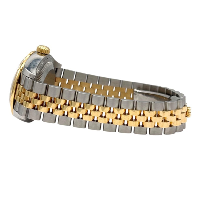 ロレックス ROLEX デイトジャスト28 279383RBR ホワイト YG/SS レディース 腕時計