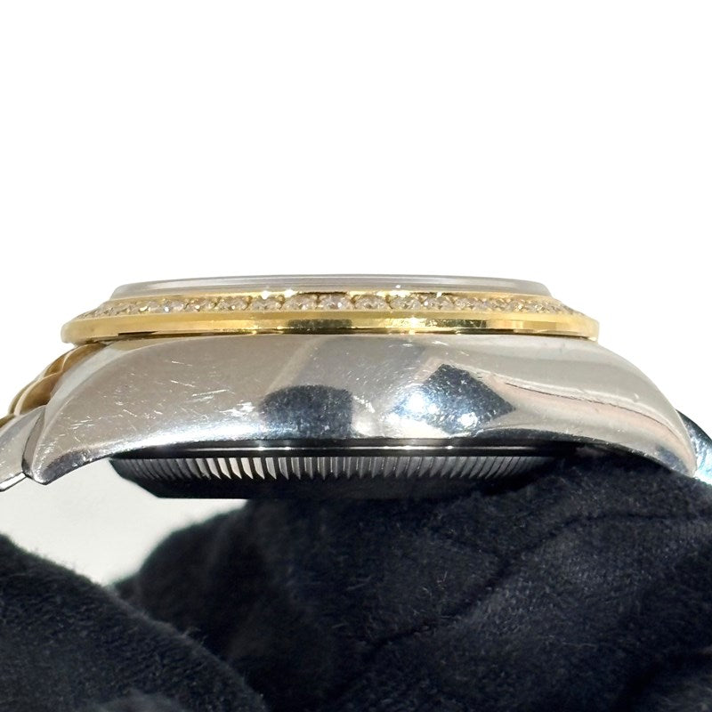 ロレックス ROLEX デイトジャスト28 279383RBR ホワイト YG/SS レディース 腕時計