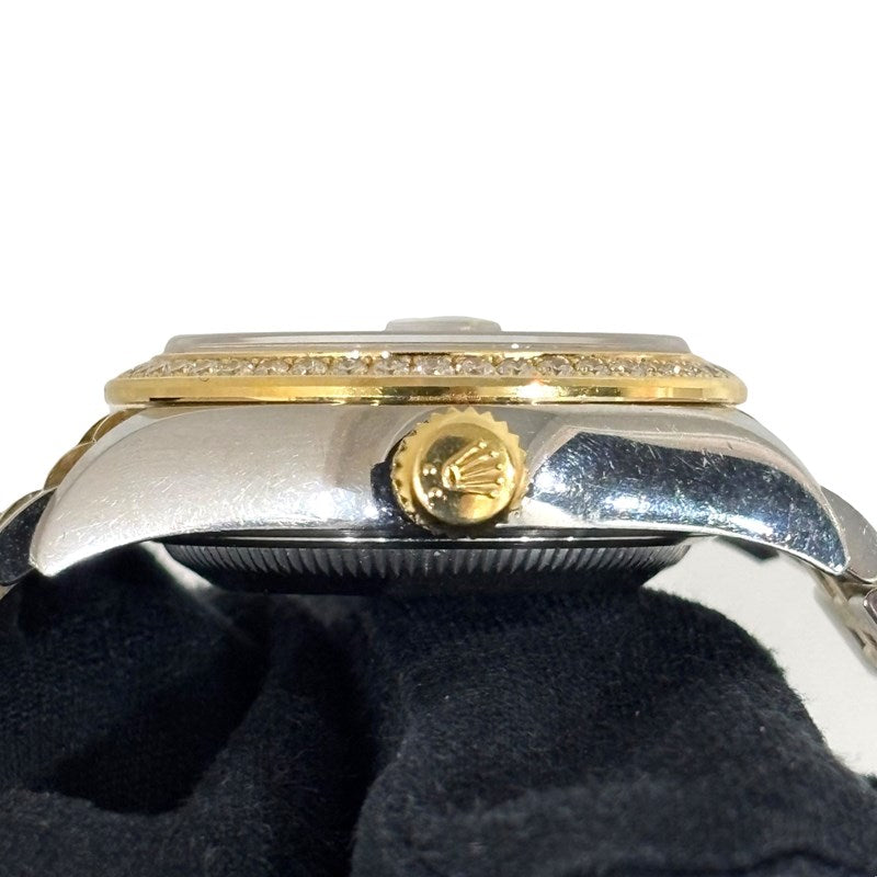 ロレックス ROLEX デイトジャスト28 279383RBR ホワイト YG/SS レディース 腕時計