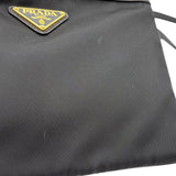 プラダ PRADA ナイロンショルダーバッグ ブラック ゴールド金具 ナイロン レディース ショルダーバッグ