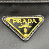 プラダ PRADA ナイロンショルダーバッグ ブラック ゴールド金具 ナイロン レディース ショルダーバッグ