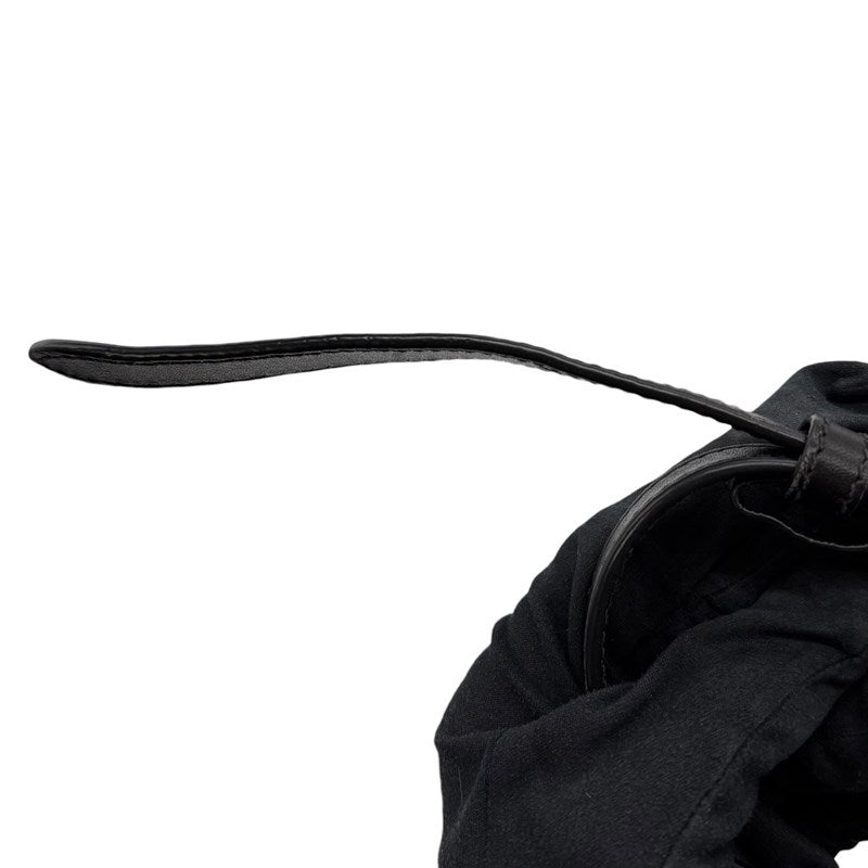 プラダ PRADA ナイロンショルダーバッグ ブラック ゴールド金具 ナイロン レディース ショルダーバッグ