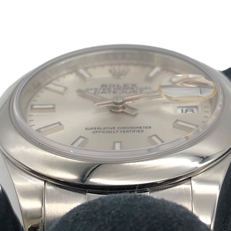 ロレックス ROLEX デイトジャスト28 ランダムシリアル 279160 シルバー SS レディース 腕時計
