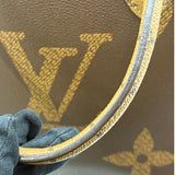 ルイ・ヴィトン LOUIS VUITTON オンザゴーMM M45321 ブラウン モノグラム・ジャイアント・リバーㇲ レディース ハンドバッグ