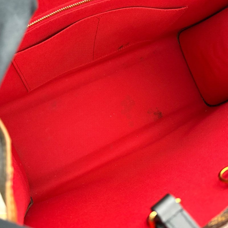 ルイ・ヴィトン LOUIS VUITTON オンザゴーMM M45321 ブラウン モノグラム・ジャイアント・リバーㇲ レディース ハンドバッグ