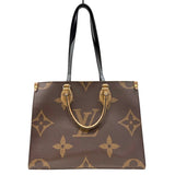 ルイ・ヴィトン LOUIS VUITTON オンザゴーMM M45321 ブラウン モノグラム・ジャイアント・リバーㇲ レディース ハンドバッグ