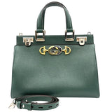 グッチ GUCCI ズゥミ スモール トップハンドルバッグ 569712 グリーン レザー レディース ハンドバッグ