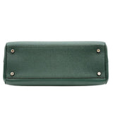 グッチ GUCCI ズゥミ スモール トップハンドルバッグ 569712 グリーン レザー レディース ハンドバッグ