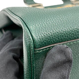 グッチ GUCCI ズゥミ スモール トップハンドルバッグ 569712 グリーン レザー レディース ハンドバッグ