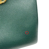 グッチ GUCCI ズゥミ スモール トップハンドルバッグ 569712 グリーン レザー レディース ハンドバッグ